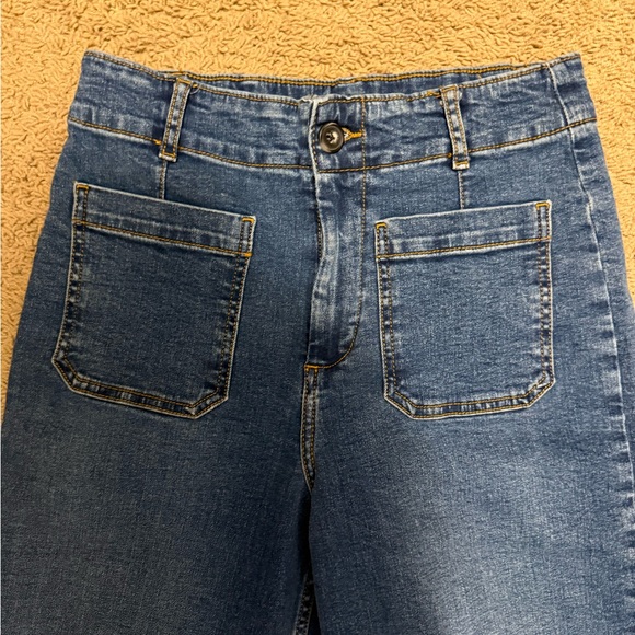 Bagatelle Denim wide leg crop Jean - Picture 2 of 6